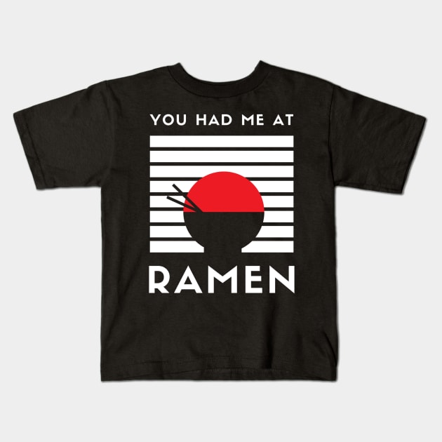 Ramen Bowl Kids T-Shirt by BeragonRe